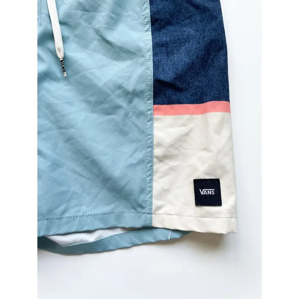 Vans Colorblock Board Shorts Swim Trunks Size 29